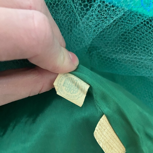 💚SOLD💚Vintage 1955-1963 Union label satin cocktail dress - Picture 11 of 14